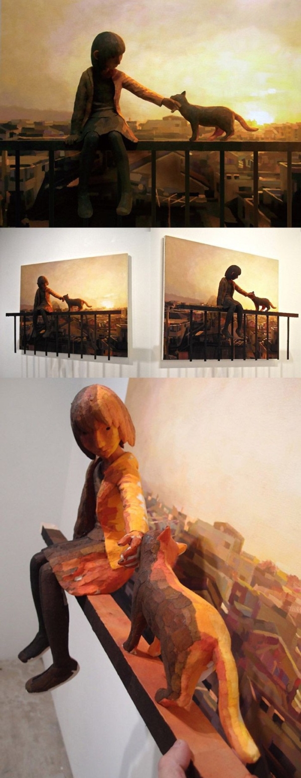 Трехмерные картины японского художника Шинтаро Охата