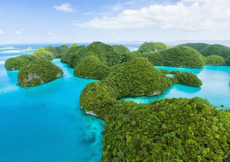 Csodálatos Palau-korall-szigetek