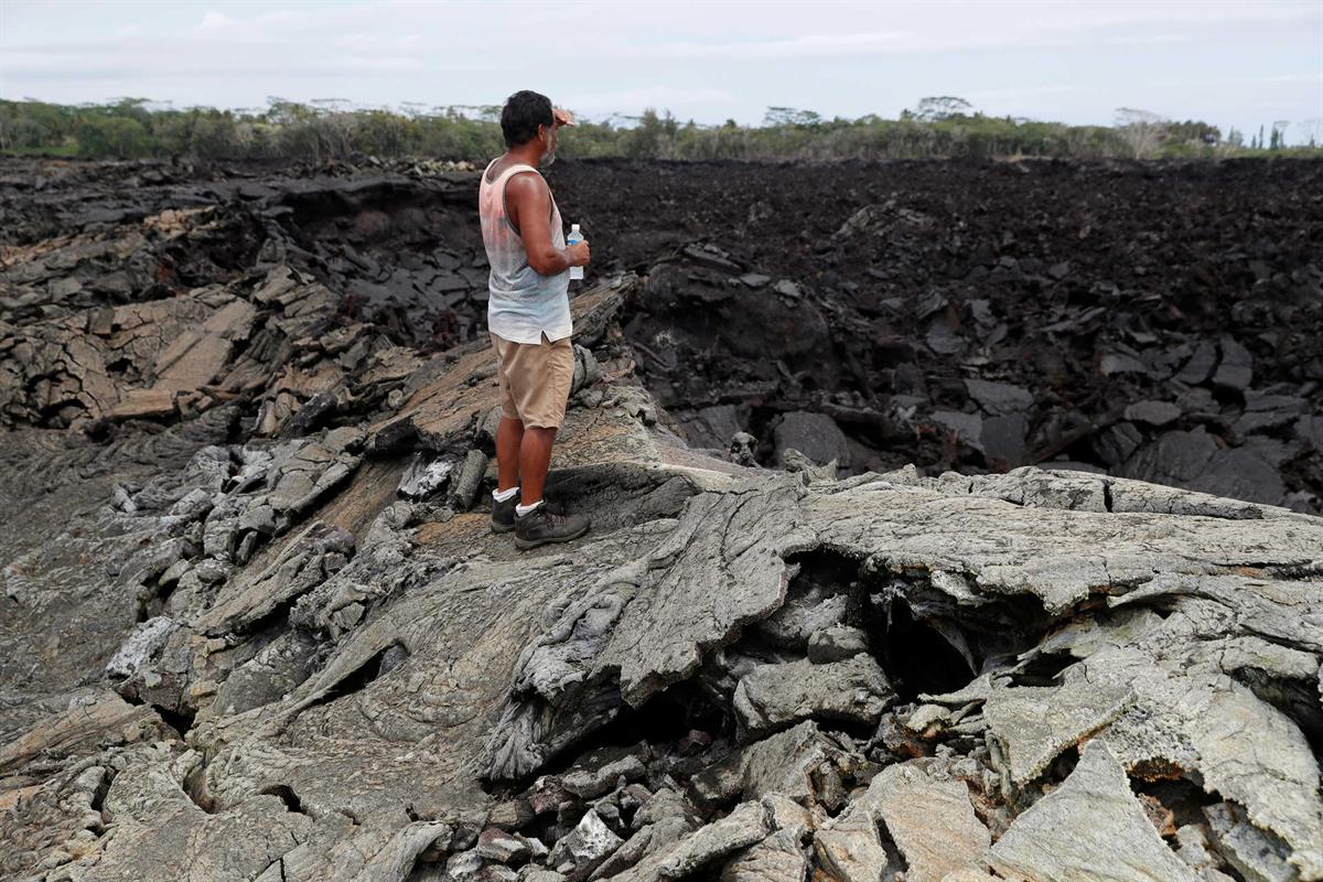 Прошел год после извержения вулкана Килауэа на Гавайях