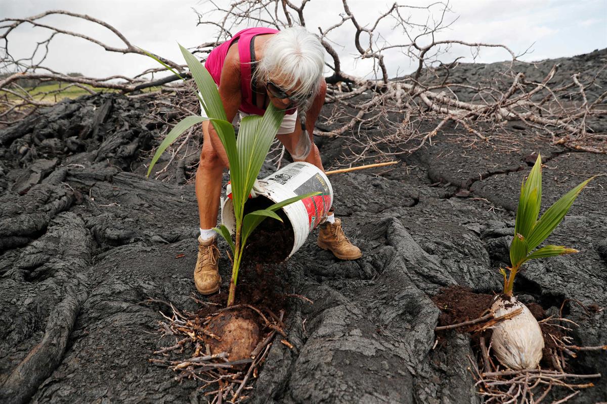 Прошел год после извержения вулкана Килауэа на Гавайях