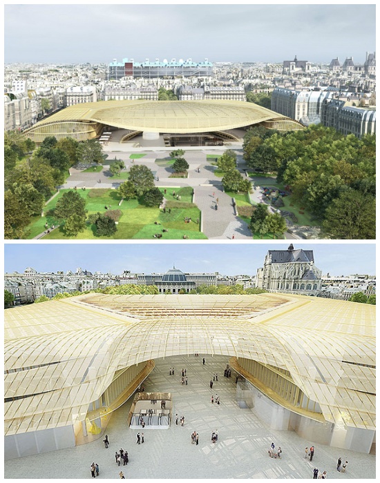 Архитектура Парижа в постмодернистском стиле
