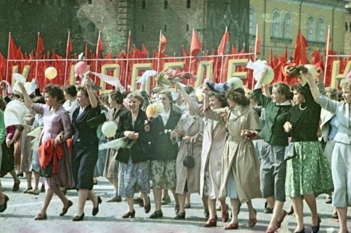 Felvétel a Szovjetunió májusi napjaiból