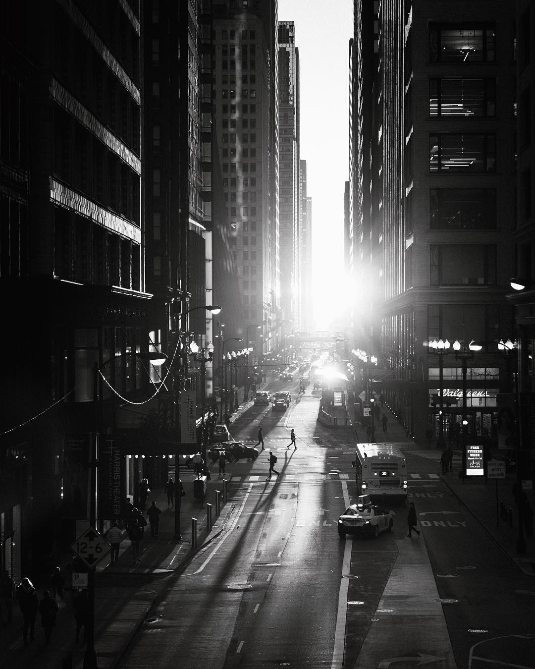 Городские и уличные снимки Чикаго от Ника Кроуфорда