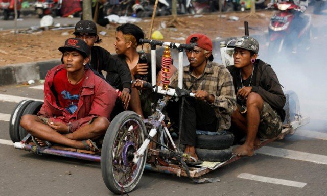 Индонезийские невероятные мутанты из мотороллеров