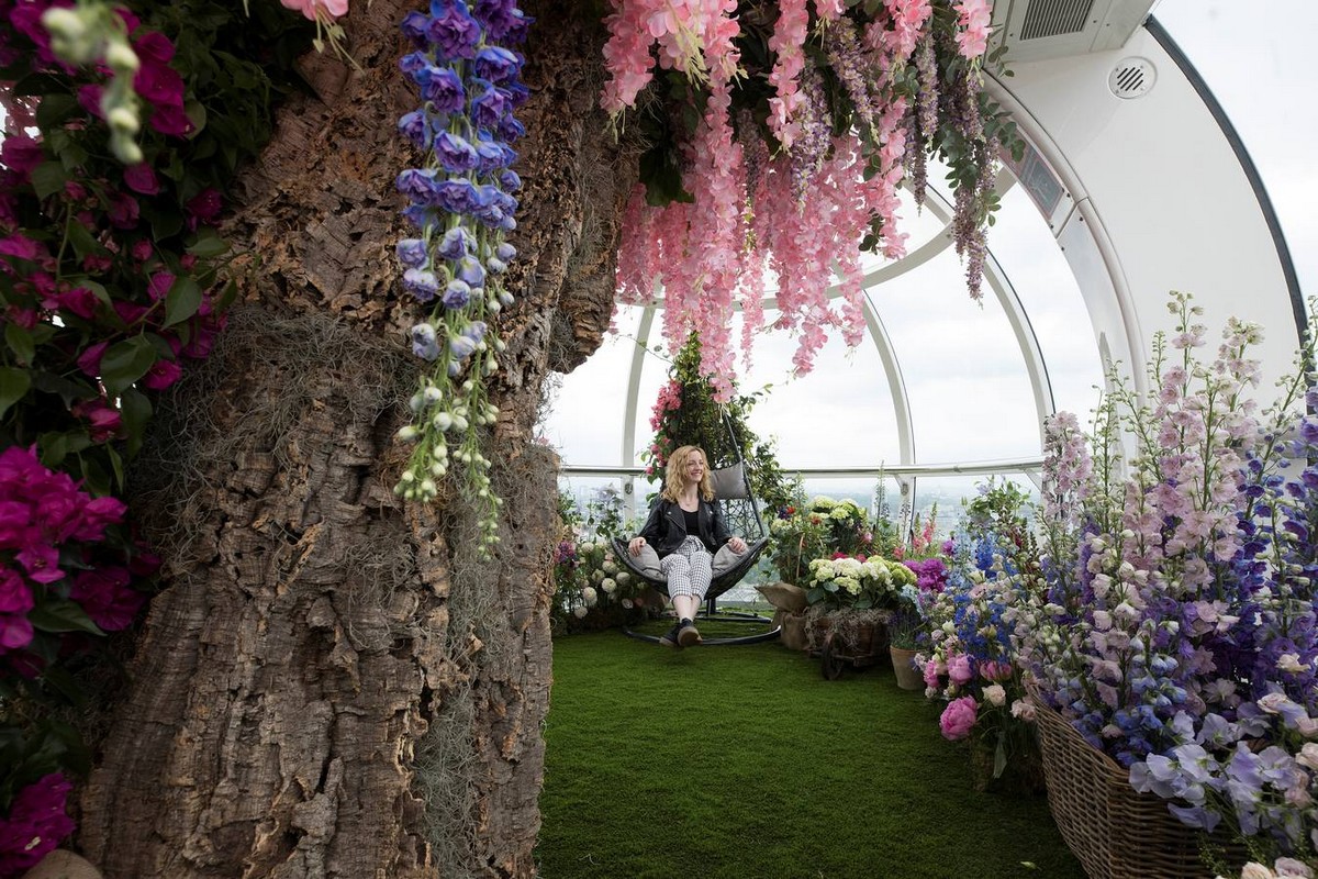 Ежегодная выставка цветов в Лондоне