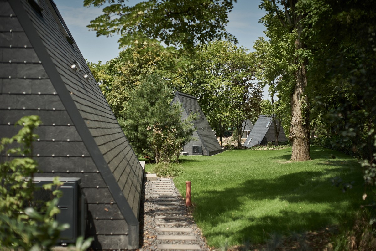 Треугольные домики в Венгрии