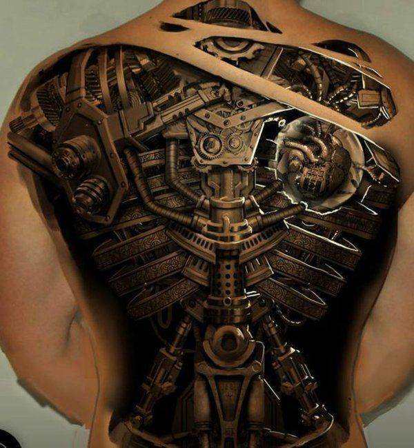 Очень реалистичные 3D-татуировки от мастеров своего дела