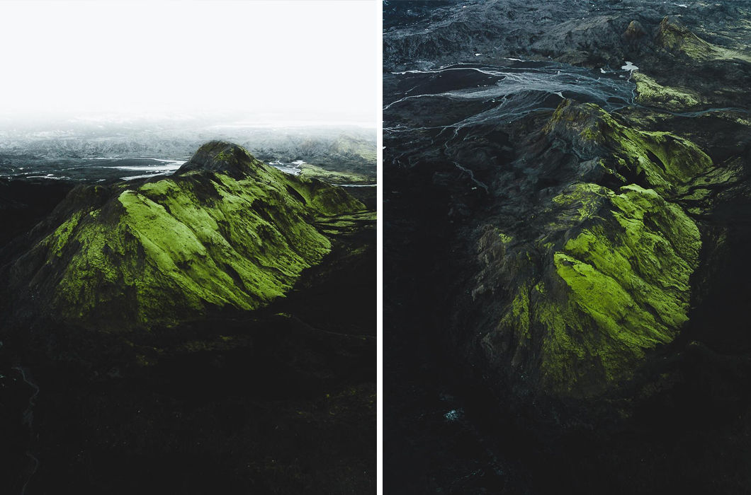 Красоты Исландии с высоты птичьего полета