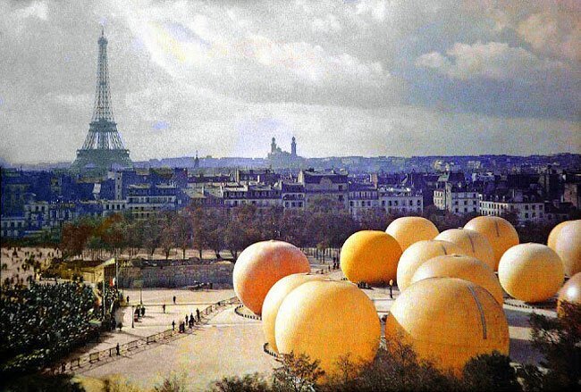 Автохромные снимки Парижа, сделанные столетие назад