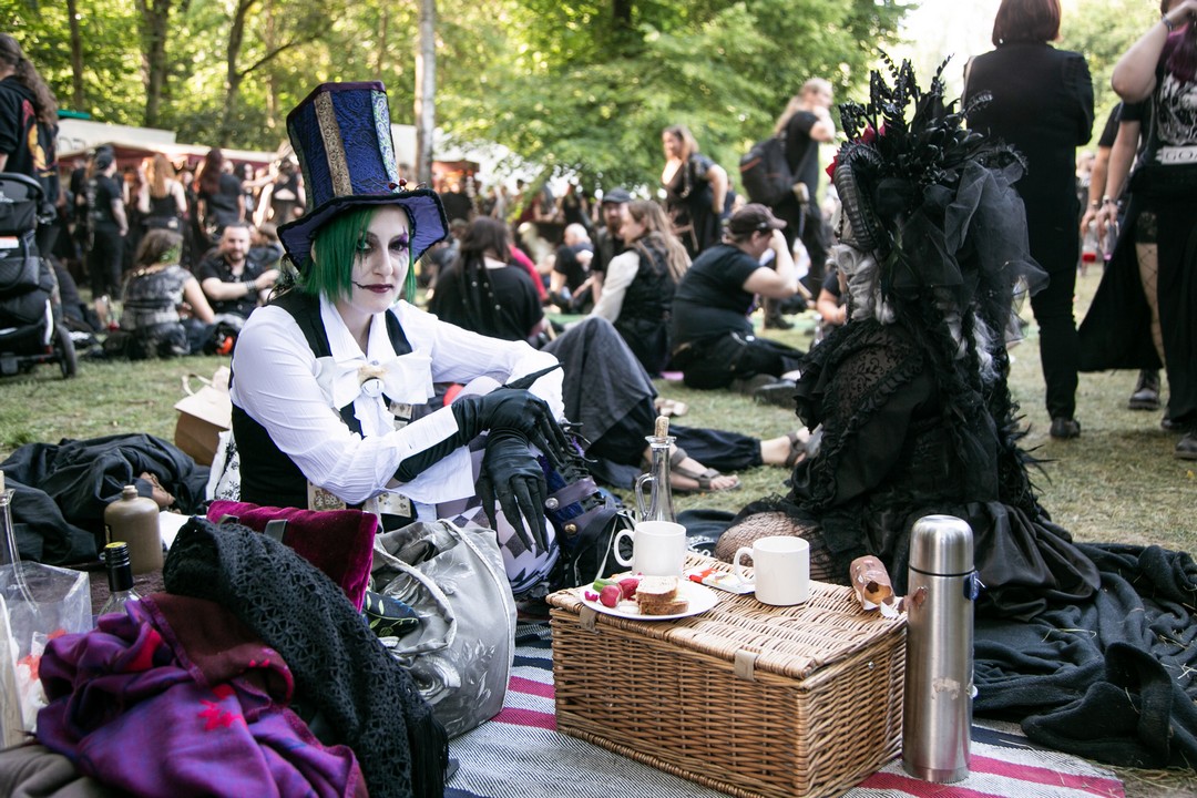 Вампиры и прочая нечисть собрались на фестивале готов в Германии.