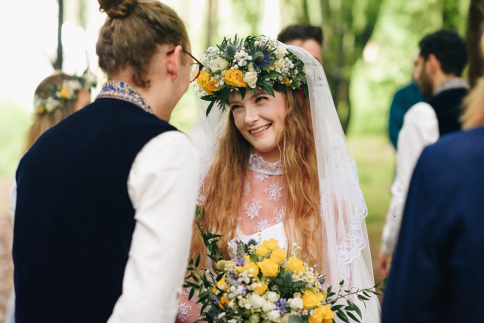 Экологичная свадьба в лесу Британии