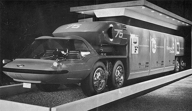 Уникальный тягач будущего GM Bison 1964 года