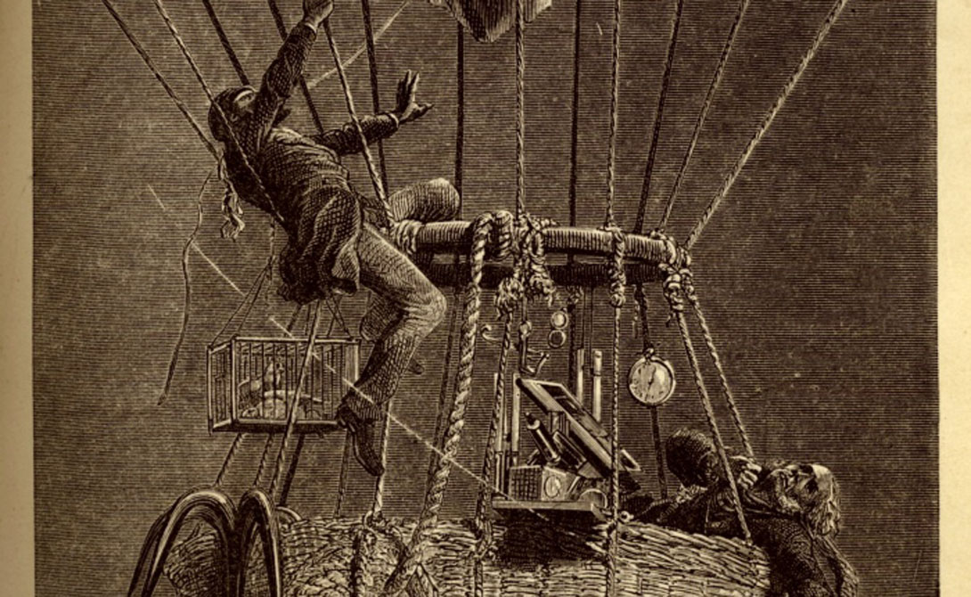 Путешествие на воздушном шаре 1862 года