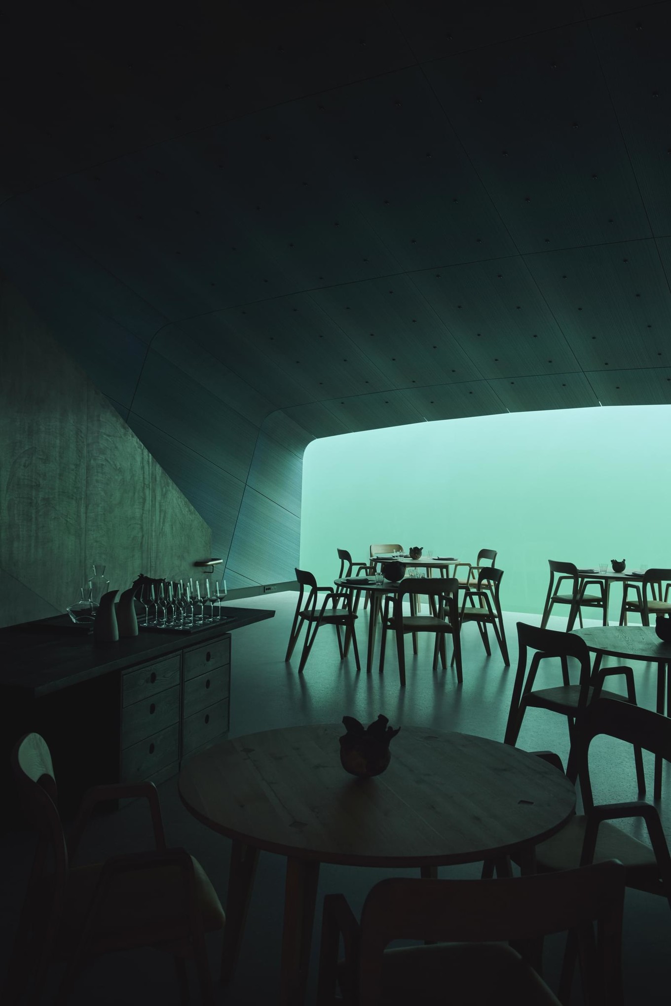 Ресторан Under на дне моря в Норвегии