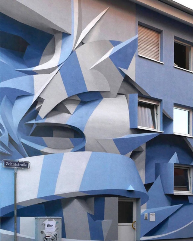Потрясающие 3D-граффити и стрит-арт