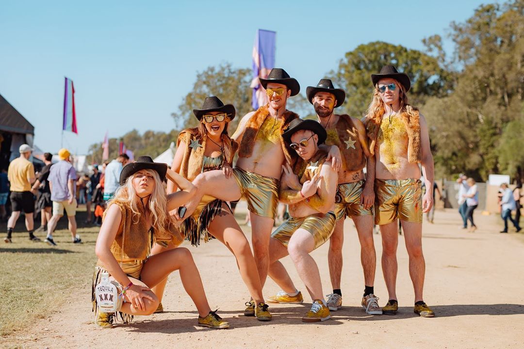 Яркие посетители музыкального фестиваля Splendour In The Grass в Австралии