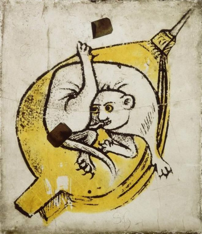 Средневековые монахи рисовали кошек, вылизывающих себя под хвостом