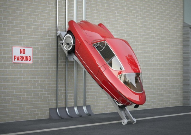 Автомобиль, который можно припарковать на стене