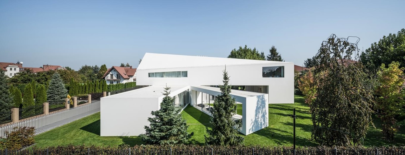 Частный дом с движущейся террасой в Польше