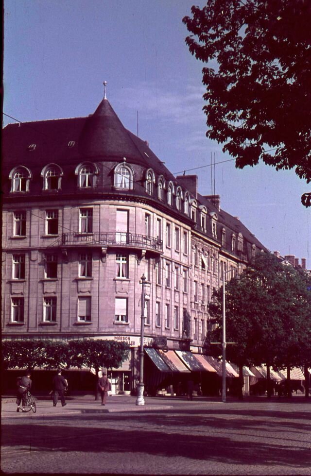 Редкие цветные фотографии послевоенного Люксембурга 1947 года