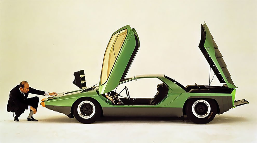 Концепт Alfa Romeo Carabo 1968 года