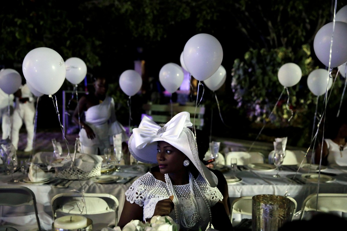 Ужин в белом на Гаити: Haiti's Diner En Blanc 2019