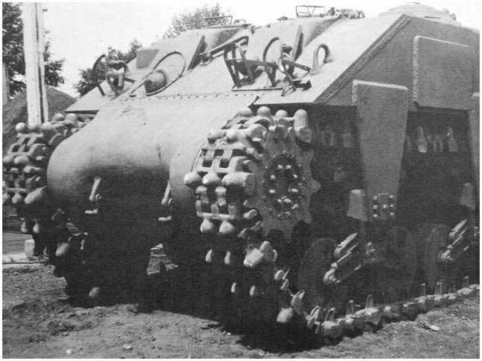 Минные тральщики на базе танков Великой отечественной