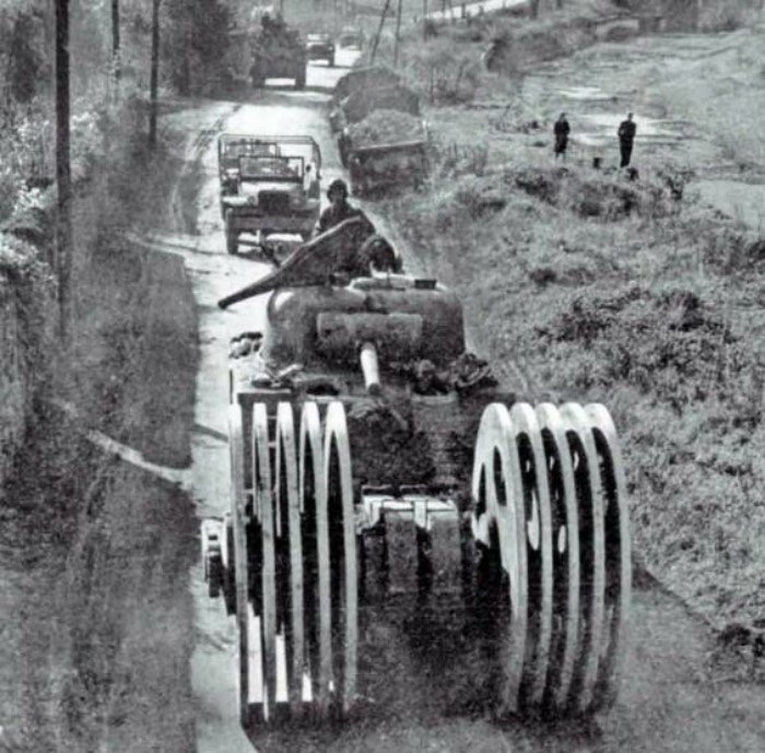 Минные тральщики на базе танков Великой отечественной