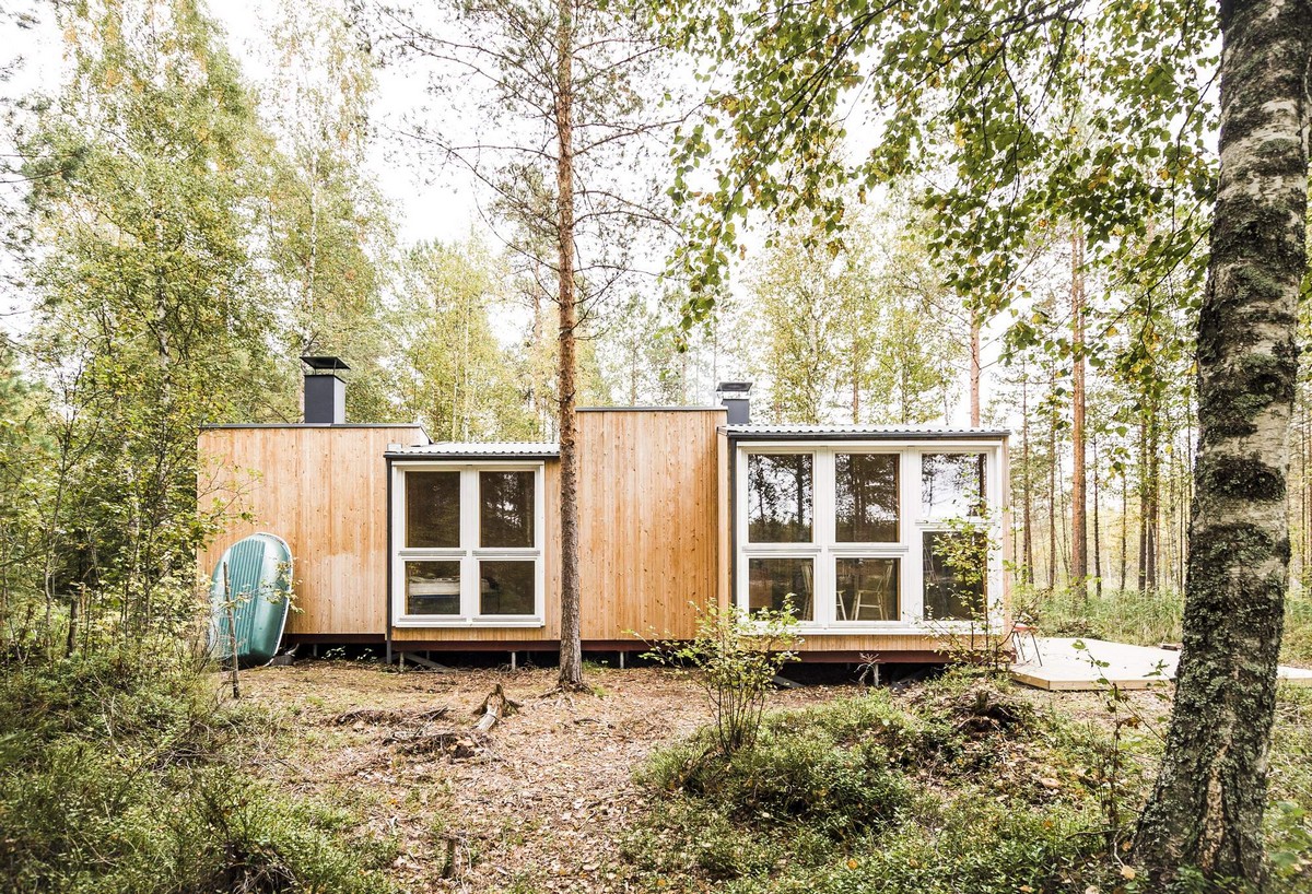 Домик в Финляндии, сделанный своими руками