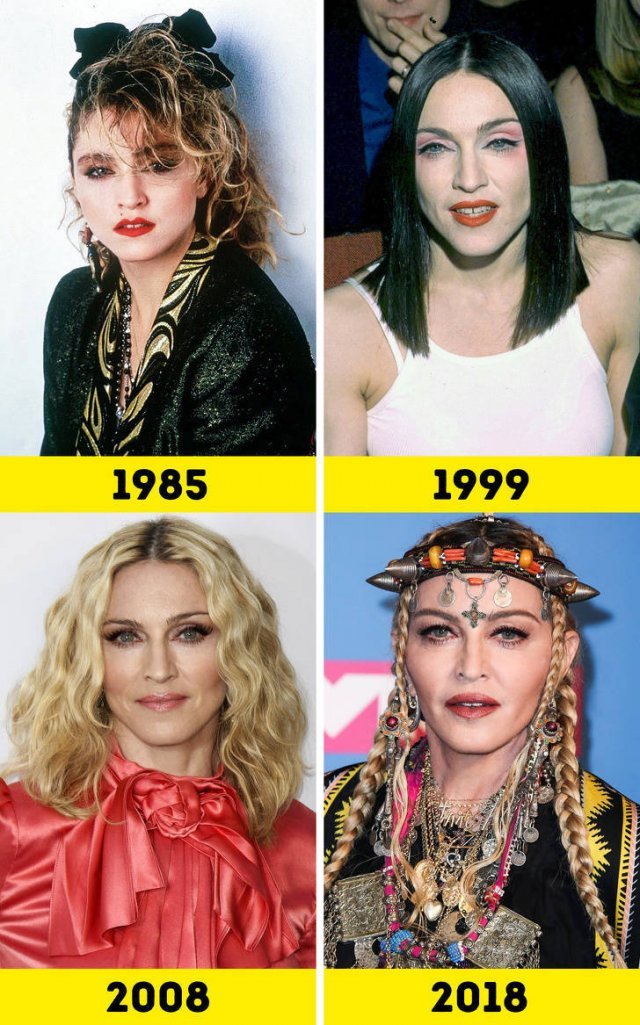 Как известные певицы менялись с годами