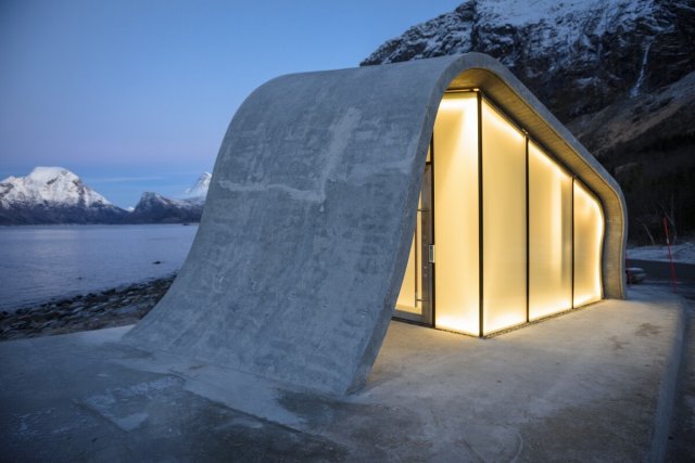 Что это за стильное здание в Норвегии?