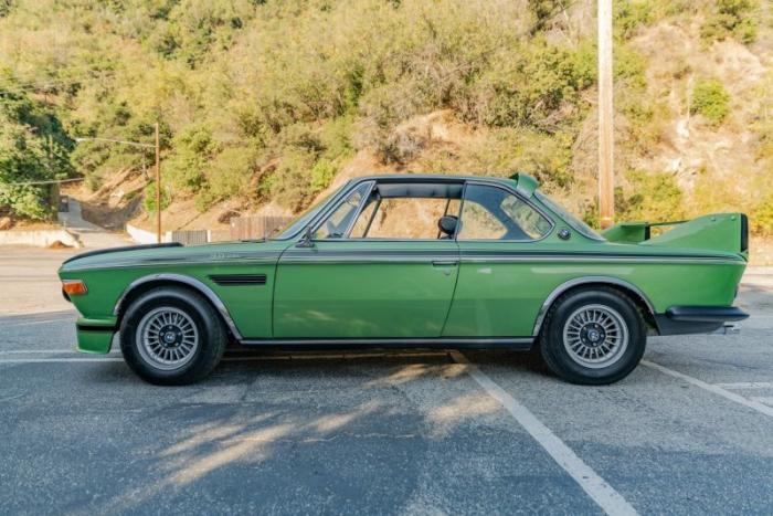 Редкий зелёный BMW 3.0 CSL 1974 года выпуска