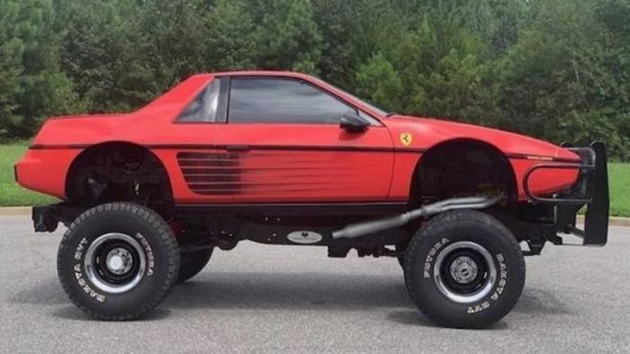 Старенький Pontiac превратили в Ferrari на раме Chevy Blazer