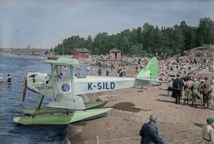 Финляндия в начале 20 века на раскрашенных фотоснимках