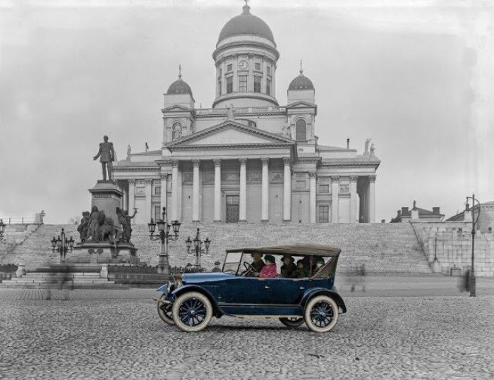 Финляндия в начале 20 века на раскрашенных фотоснимках