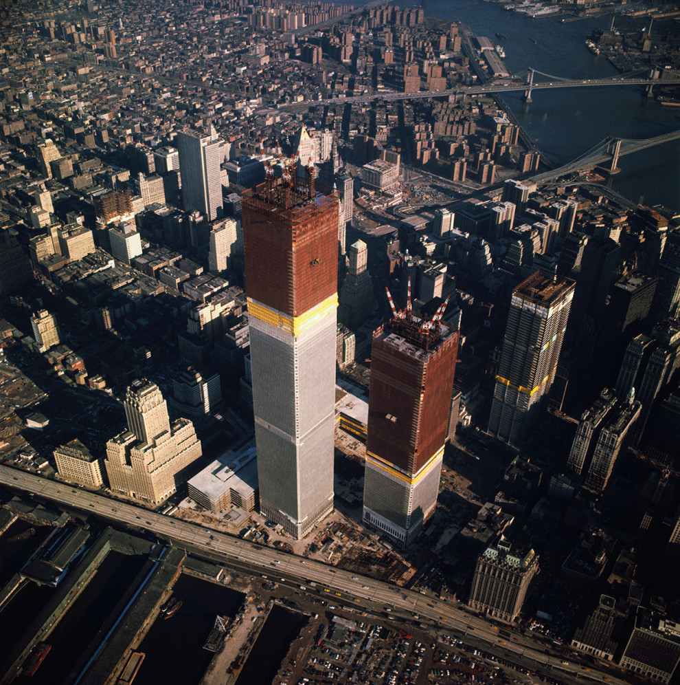 строительство башен близнецов в нью йорке