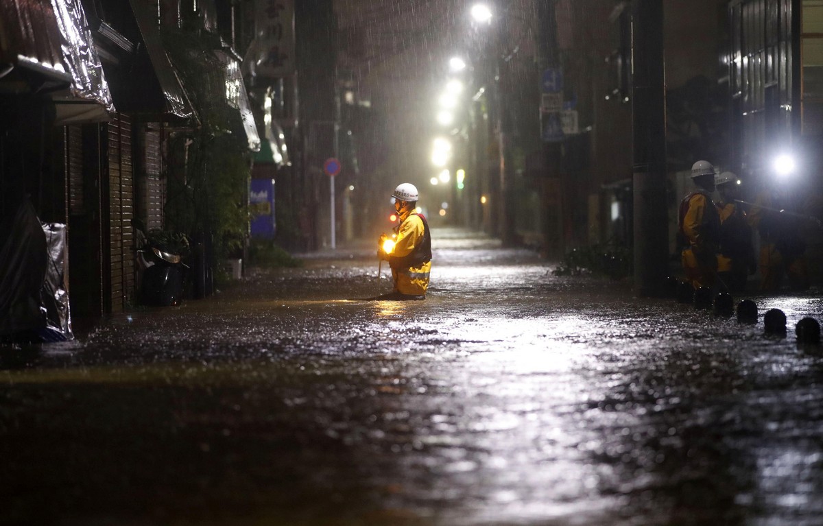 Последствия от тайфуна Хагибис в Японии