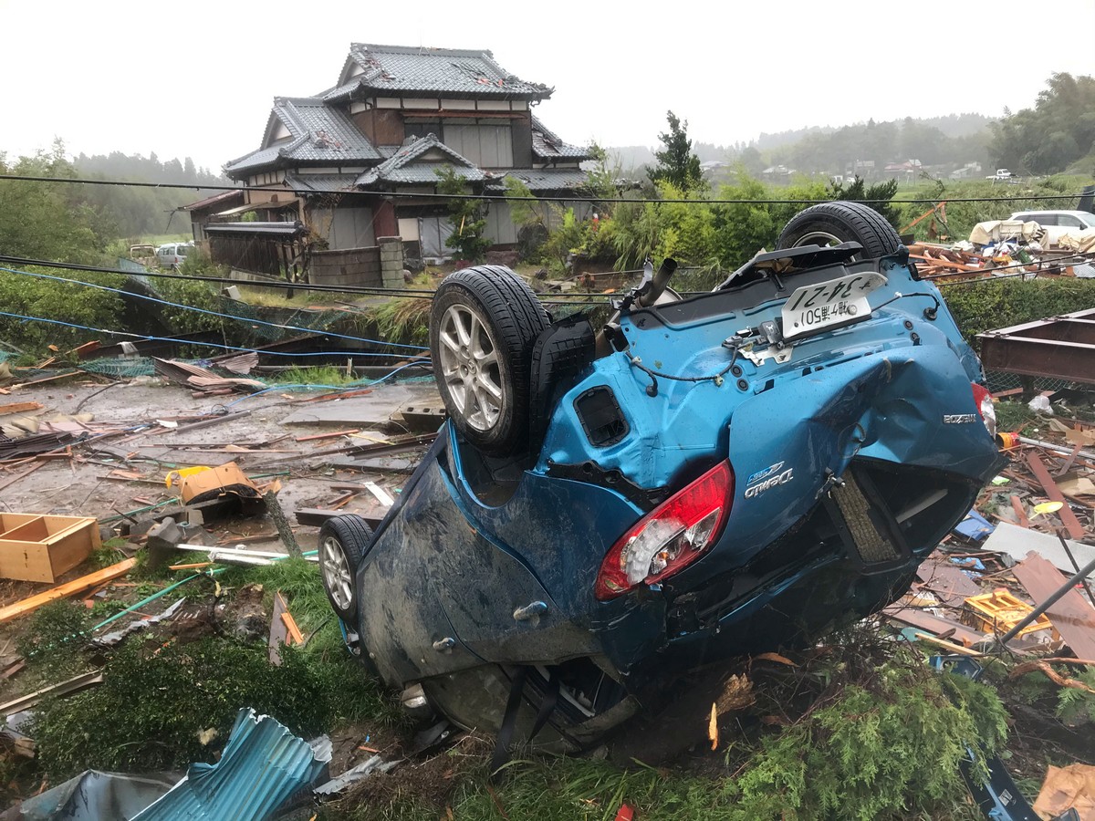 Последствия от тайфуна Хагибис в Японии