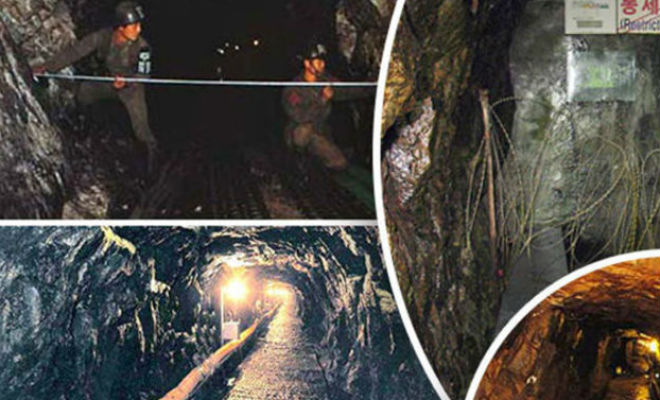 Подземные тоннели в Северной Корее