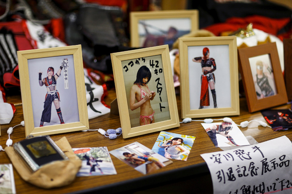 Женский реслинг в Японии на снимках