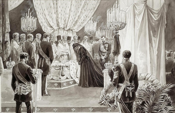 Особенности похорон русских монархов