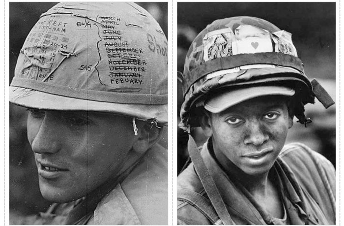 Почему американцы во Вьетнаме носили на касках игральные карты