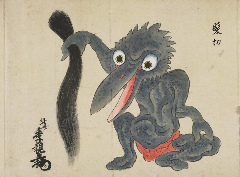 Жуткие создания из народных сказок и мифов Японии