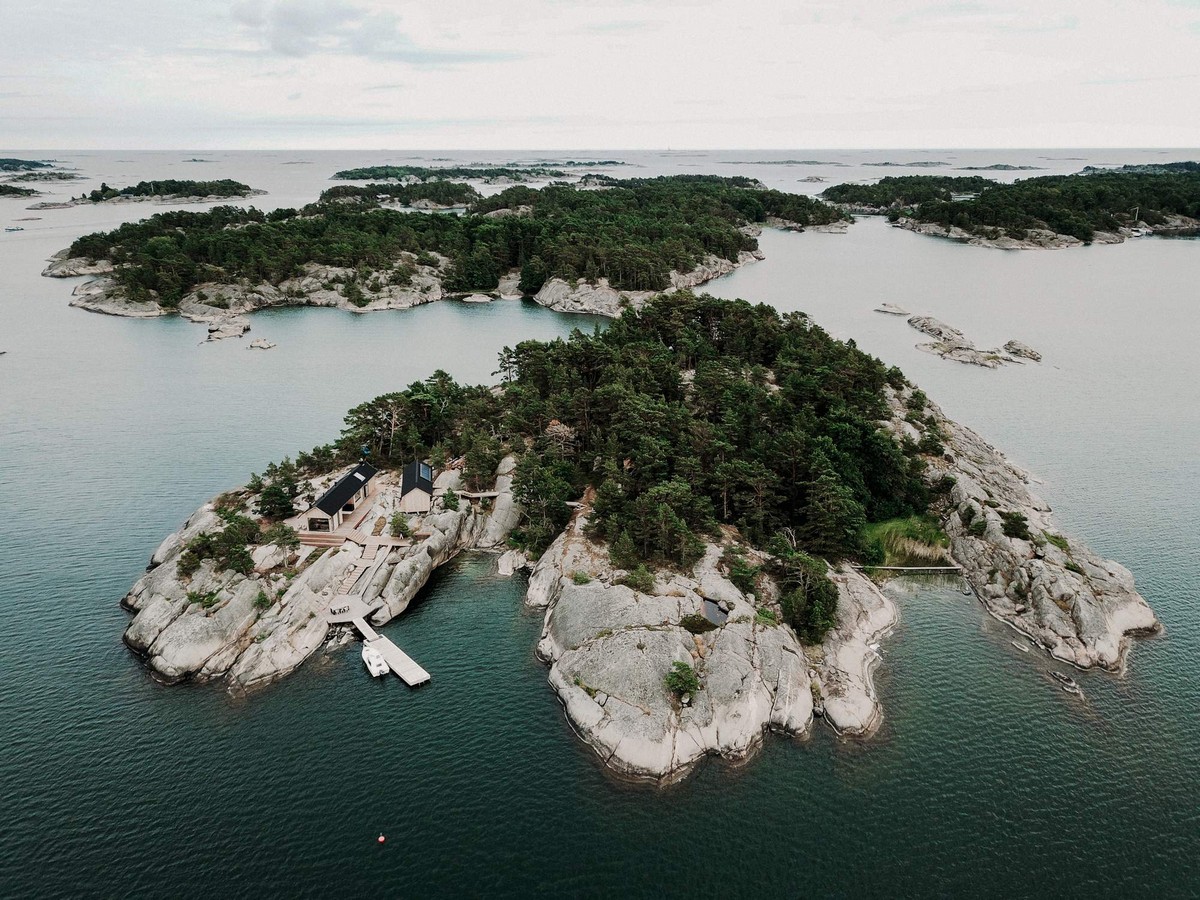 Летний дом на острове в Финляндии