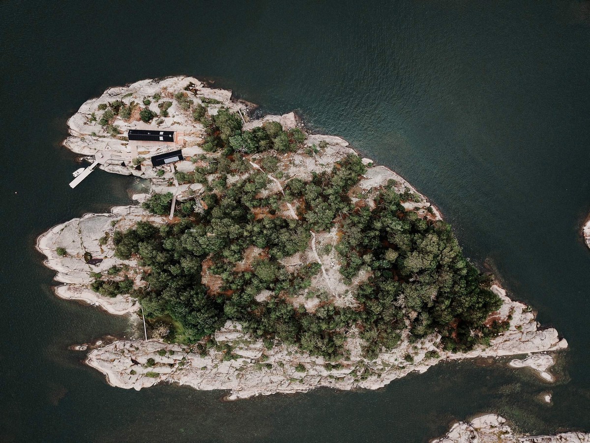 Летний дом на острове в Финляндии
