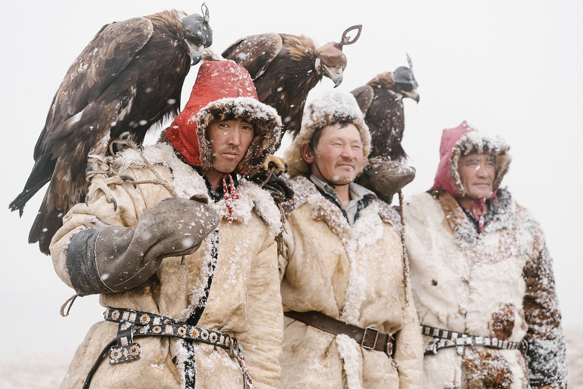 Охотники с орлами Монголии на снимках Николая Бондарева