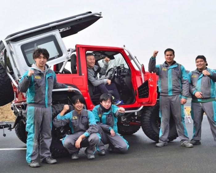 Японские студенты превратили Suzuki Jimny во внедорожного монстра