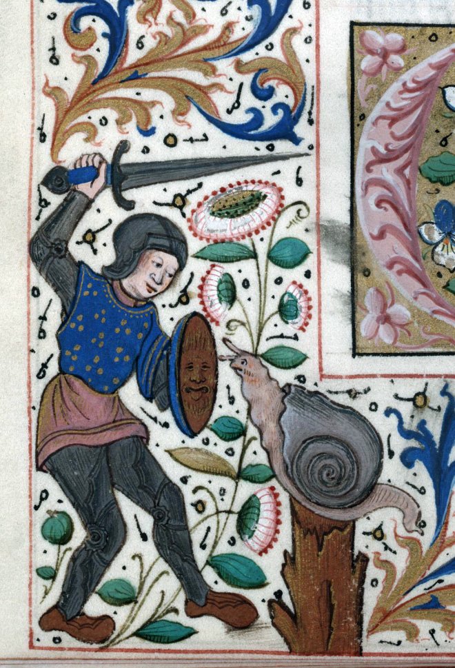 Странные средневековые битвы с улитками