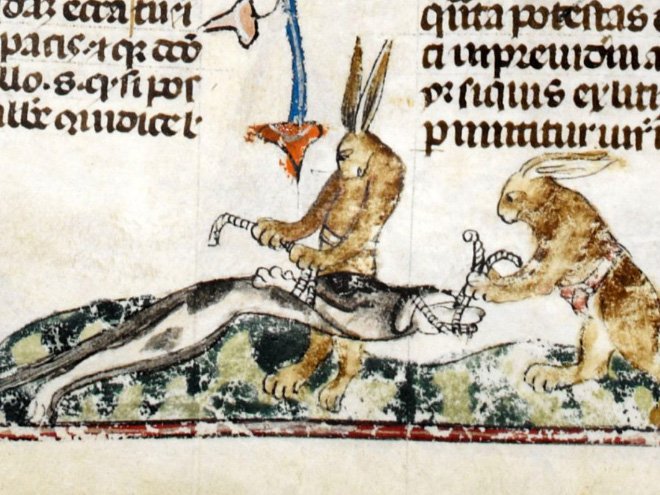 Воинствующие кролики из Средневековья