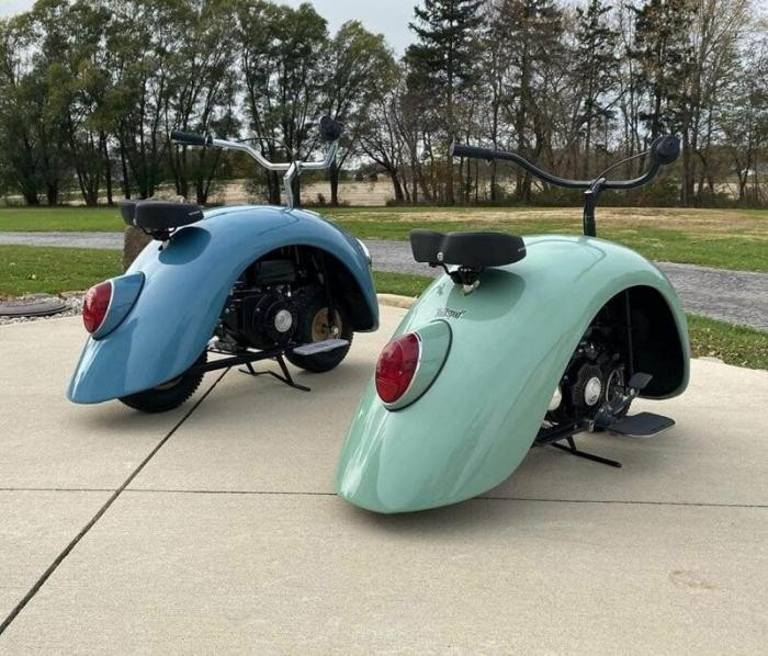 Изобретатель создал минискутер в стиле Volkswagen Beetle